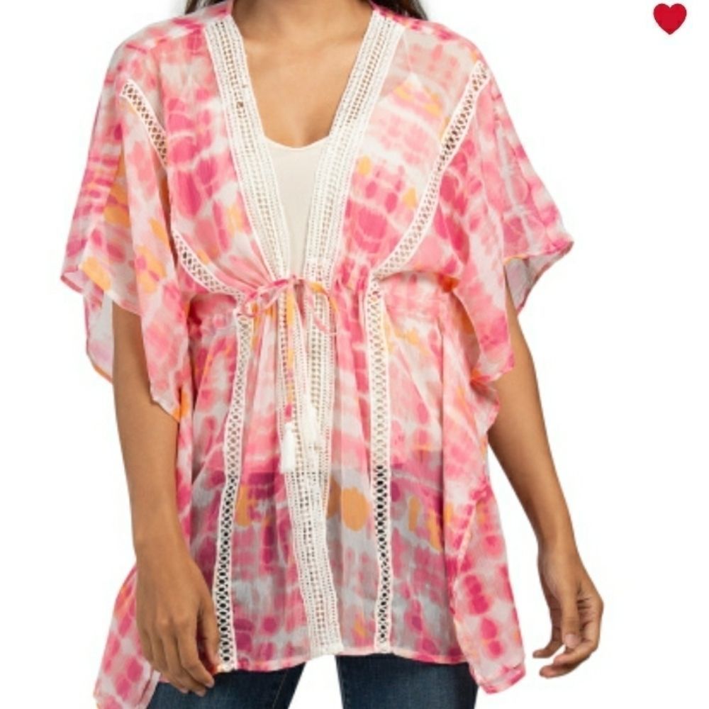 🆕️IOP Steve Madden Kimono Fuchsia Pink